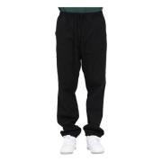 Zwarte Cargo Broek met Elastische Taille Carhartt Wip , Black , Heren