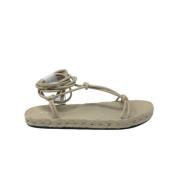 Lage Sandalen Armani Exchange , Beige , Dames