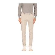 Elegance Heren Chino Broek Katoen Modal Mason's , Gray , Heren