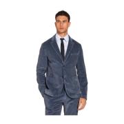 Velvet 500-Stripes Regular Fit Blazer Mason's , Blue , Heren