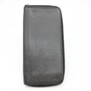 Pre-owned Leather wallets Louis Vuitton Vintage , Gray , Dames