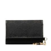 Pre-owned Leather key-holders Gucci Vintage , Black , Dames