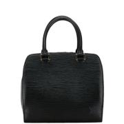 Pre-owned Leather louis-vuitton-bags Louis Vuitton Vintage , Black , D...