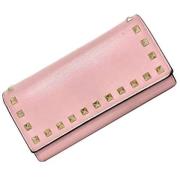 Pre-owned Leather wallets Valentino Vintage , Pink , Dames