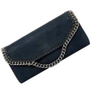 Pre-owned Polyester wallets Stella McCartney Pre-owned , Blue , Dames