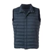 Lichtblauw Gilet voor Mannen Herno , Blue , Heren