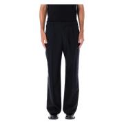 Zwarte Wol Chino Broek Our Legacy , Black , Heren