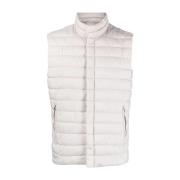 Witte Vest Stijlvol Veelzijdig Gilet Herno , White , Heren