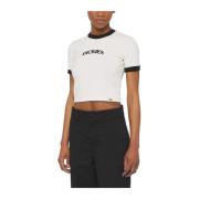 Herndon Ringer Tee Dickies , White , Dames