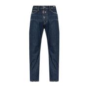 Stijlvolle Herenbroek Aw24 Dsquared2 , Blue , Heren