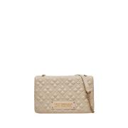 Ivoor Schoudertas voor Vrouwen Moschino , Beige , Dames