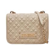 Ivoor Schoudertas Chic Design Moschino , Beige , Dames