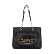 Zwarte Shopper Tas - Elegant en veelzijdig Moschino , Black , Dames