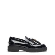 Stoere Tassel Loafer Lug Zool Stuart Weitzman , Black , Dames