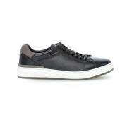 Zwarte Leren Herenmode Sneakers Gabor , Black , Dames