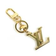 Pre-owned Metal key-holders Louis Vuitton Vintage , Yellow , Dames