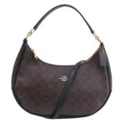 Pre-owned Fabric shoulder-bags Coach Pre-owned , Brown , Dames