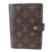 Pre-owned Canvas home-office Louis Vuitton Vintage , Brown , Dames