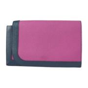 Pre-owned Leather wallets Hermès Vintage , Pink , Dames