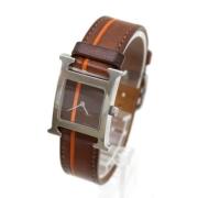 Pre-owned Stainless Steel watches Hermès Vintage , Brown , Dames