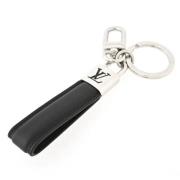 Pre-owned Leather key-holders Louis Vuitton Vintage , Black , Dames