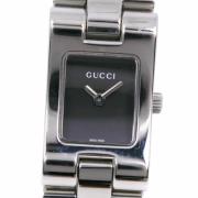 Pre-owned Stainless Steel watches Gucci Vintage , Black , Dames