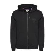 Hoodie Guess , Black , Heren