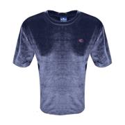 Korte Mouw T-shirt Champion , Blue , Dames