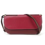 Pre-owned Leather wallets Loewe Pre-owned , Red , Dames