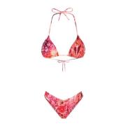 Stijlvolle Bikini Set F**k , Multicolor , Dames