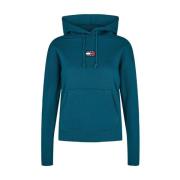 Sweatshirt Tracksuit Style Tommy Jeans , Green , Dames