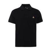 Gouden Polo Zwart Stijlvol Shirt Moose Knuckles , Black , Heren