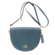 Pre-owned Leather shoulder-bags Coach Pre-owned , Blue , Dames