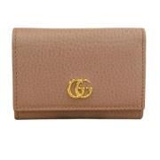 Pre-owned Leather wallets Gucci Vintage , Brown , Dames