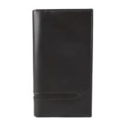 Pre-owned Leather wallets Bvlgari Vintage , Brown , Dames