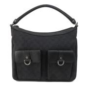 Pre-owned Canvas gucci-bags Gucci Vintage , Black , Dames