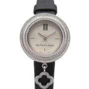 Pre-owned Leather watches Van Cleef & Arpels Pre-owned , Gray , Dames