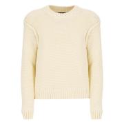 Trui met ronde hals A.p.c. , Beige , Dames