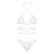 Stijlvolle Bikini Set F**k , White , Dames