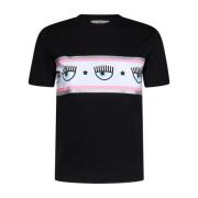 Korte Mouw T-shirt Chiara Ferragni Collection , Black , Dames