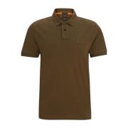 Polo Korte Mouw Hugo Boss , Green , Heren