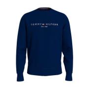 Crew Neck Sweatshirt Tommy Hilfiger , Blue , Heren