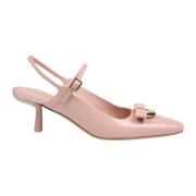 Roze leren slingback pumps Salvatore Ferragamo , Pink , Dames