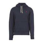 Blauwe Katoenmix Hoodie met Contrasterende Details Ralph Lauren , Blue...