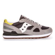 Originele Zwart Grijs Heren Sneakers Saucony , Multicolor , Heren