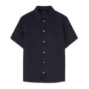 Korte Mouw Shirt GAS , Blue , Heren