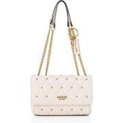 Convertible Crossbody Flap Tas Guess , White , Dames