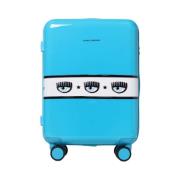 Mini Trolley Tas Chiara Ferragni Collection , Blue , Dames