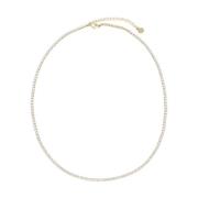 Dames Sieraden Necklace Strass Notre-v , Yellow , Dames