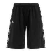 Heren Synthetisch Leren Shorts, Model 222 Banda Treadwellz Kappa , Bla...